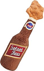 BARK Old Fashioned Sploot Beer Plush Dog Toy