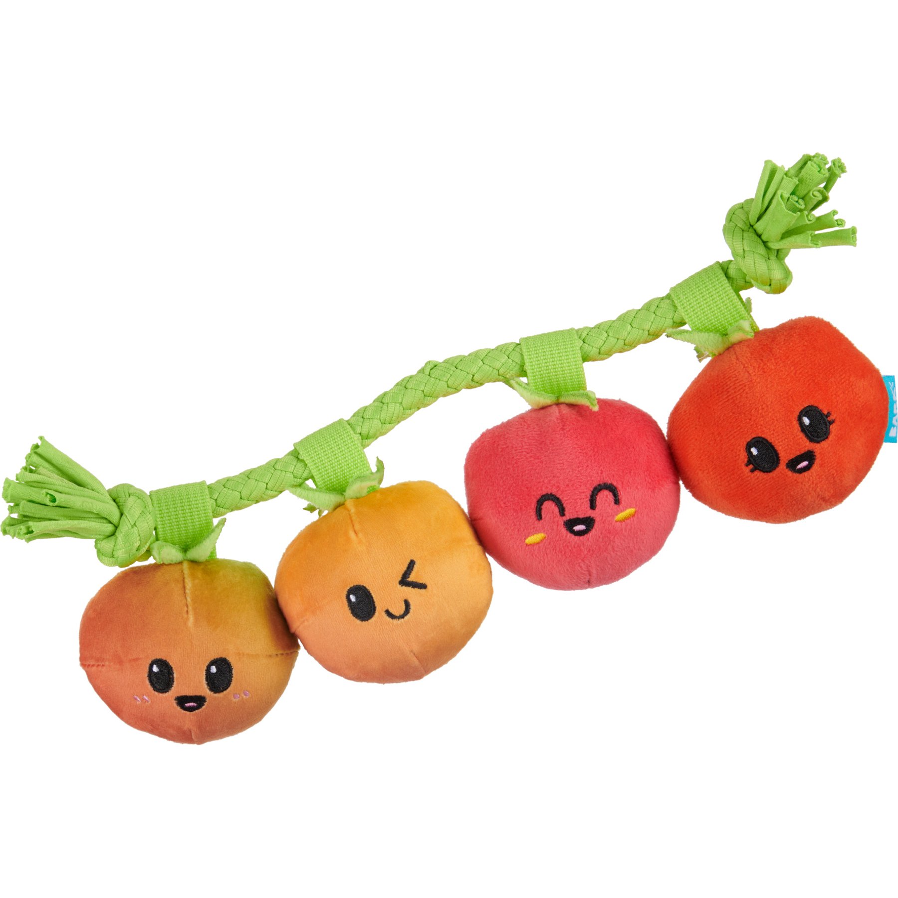 BARK Hairloom Tomatoes Plush Dog Toy