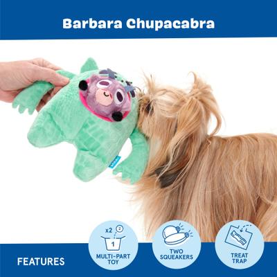 Show full view: BARK Barbara Chupacabra Plush Dog Toy slide 4 of 9