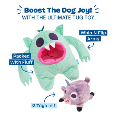 Show full view: BARK Barbara Chupacabra Plush Dog Toy slide 5 of 9