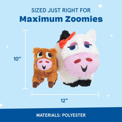 Show full view: BARK Bertha the Cow Plush Dog Toy slide 2 of 8