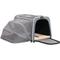 Show in main carousel: Petsfit Expandable Airline-Approved Soft-Sided Dog & Cat Carrier, Light Gray, 19 x 12 x 12-in slide 1 of 10