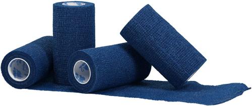 Show full view: Tough1 Tough Flex Self-Adhering Equine Bandage, 4 count, Navy Blue slide 3 of 3