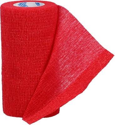 Show full view: Tough1 Tough Flex Self-Adhering Equine Bandage, 4 count, Red slide 2 of 3