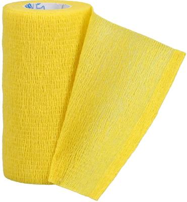 Show full view: Tough1 Tough Flex Self-Adhering Equine Bandage, 4 count, Yellow slide 2 of 3