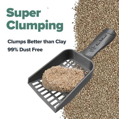 Show full view: All Walks Plant Based Super-Clumping Hemp Cat Litter, 10-lb bag slide 4 of 6