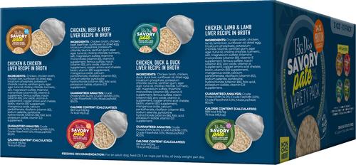 Show full view: Tiki Dog Grain-Free Variety Pack Pate Wet Dog Food, 3-oz cup, case of 10 slide 3 of 10