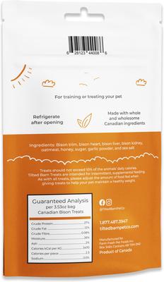 Show full view: Tilted Barn Pet Company Bison Miniwags Recipe Dog Treats, 3.53-oz bag slide 3 of 6