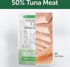 Nature's Protection Superior Care Adult Low Calorie Tuna & Sea Bass Wet Dog Food Topper, 2.46-oz pouch, case of 24 slide 2 of 9