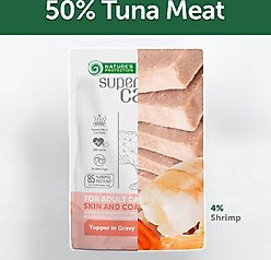 Nature's Protection Superior Care Tuna & Shrimp Shredded Wet Cat Food Topper, 2.46-oz pouch, case of 24 slide 2 of 9