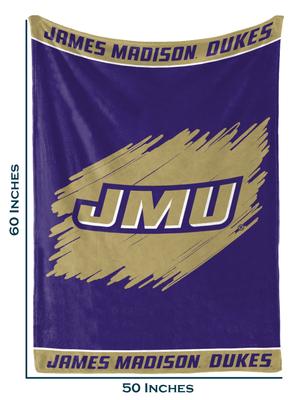 Show full view: ShopInstaPets James Madison Dukes Plush Dog Blanket, 50 x 60-in slide 3 of 4
