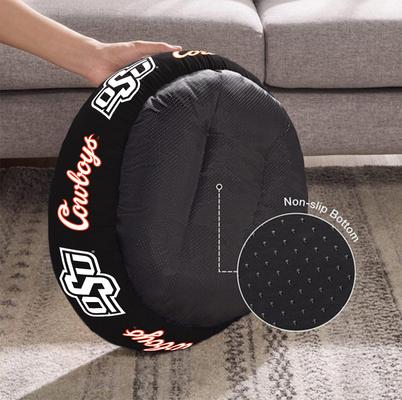 Show full view: ShopInstaPets Oklahoma State Cowboys Donut Plush Dog Bed slide 3 of 4