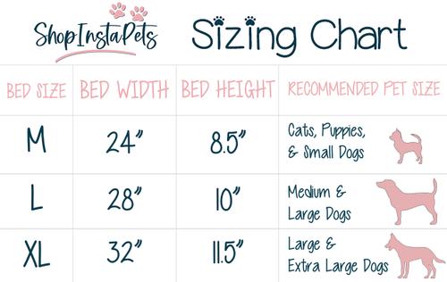 Show full view: ShopInstaPets James Madison Dukes Donut Plush Dog Bed, X-Large slide 2 of 4