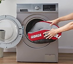 ShopInstaPets Georgia Bulldogs Donut Plush Dog Bed, Large slide 2 of 4