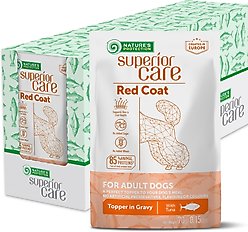 Nature's Protection Superior Care Adult Low Calorie Tuna Wet Dog Food Topper, 2.46-oz pouch, case of 24