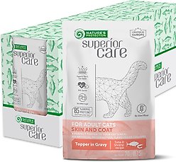 Nature's Protection Superior Care Tuna & Shrimp Shredded Wet Cat Food Topper, 2.46-oz pouch, case of 24