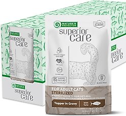 Nature's Protection Superior Care Tuna Multipack Shredded Wet Cat Food Topper, 2.46-oz pouch, case of 24
