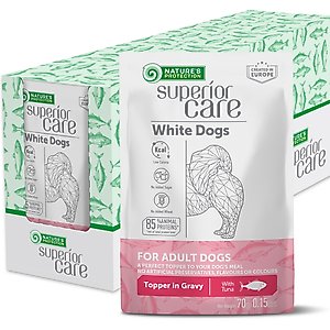 Nature's Protection Superior Care Multipack Adult Low Calorie Tuna Wet Dog Food Topper, 2.46-oz pouch, case of 24