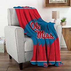 ShopInstaPets Ole Miss Rebels Plush Dog Blanket, 50 x 60-in slide 2 of 3