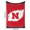 Show in main carousel: ShopInstaPets Nebraska Cornhuskers Plush Dog Blanket, 50 x 60-in slide 3 of 4