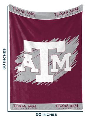 Show full view: ShopInstaPets Texas A&M Aggies Plush Dog Blanket, 50 x 60-in slide 2 of 3
