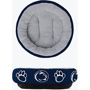 ShopInstaPets Penn State Nittany Lions Donut Plush Dog Bed, X-Large
