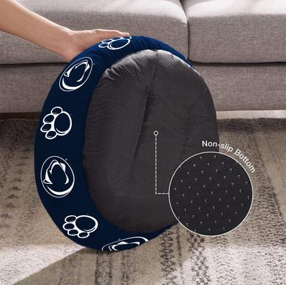 Show full view: ShopInstaPets Penn State Nittany Lions Donut Plush Dog Bed slide 4 of 5