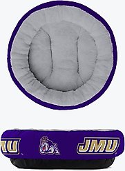 ShopInstaPets James Madison Dukes Donut Plush Dog Bed