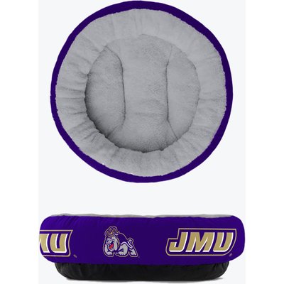 ShopInstaPets ShopInstaPets James Madison Dukes Donut Plush Dog Bed, X-Large