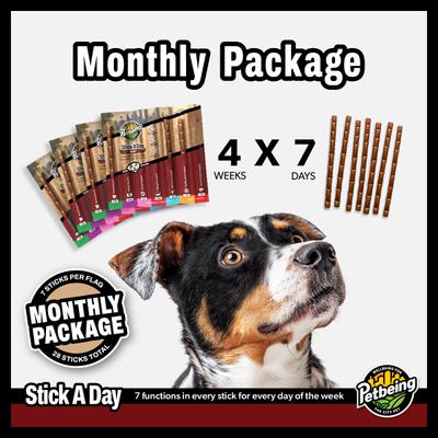 Show full view: PetBeing Stick a Day 7-in-1 Daily Beef Chew Supplement for Dogs, 28 count slide 6 of 10