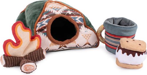 Show full view: Pendleton Camp Discovery Tent Set Dog Toy, Multi slide 2 of 8