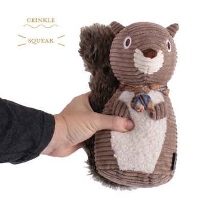Show full view: Pendleton Plush Squirrel Dog Toy, Brown, Large/X-Large slide 4 of 6