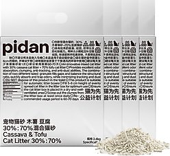 Pidan Cassava & Tofu Cat Litter, 5.29-lb bag, 4 count