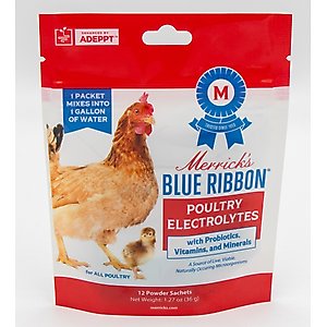 Merrick's Blue Ribbon Poultry Electrolytes Chicken Supplement, 1.27-oz bag