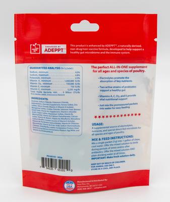 Show full view: Merrick's Blue Ribbon Poultry Electrolytes Chicken Supplement, 1.27-oz bag slide 2 of 4