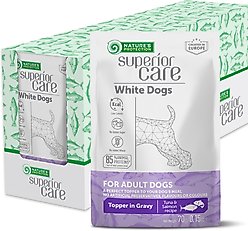 Nature's Protection Superior Care Adult Low Calorie Tuna & Salmon Wet Dog Food Topper, 2.46-oz pouch, case of 24