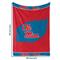 Show in main carousel: ShopInstaPets Ole Miss Rebels Plush Dog Blanket, 50 x 60-in slide 2 of 3