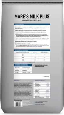 Show full view: Buckeye Nutrition Mare's Milk Plus Milk Replacer Powder Horse Supplement, 40-lb bag slide 2 of 10
