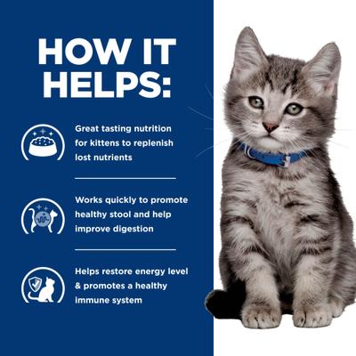 Show full view: Hill's Prescription Diet i/d Digestive Care Chicken Flavor Dry Kitten Food, 4-lb bag slide 6 of 11