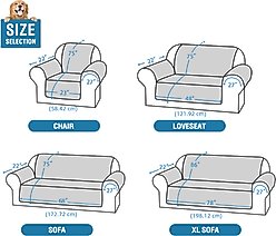 H.VERSAILTEX Waterproof Non-Skid Furniture Cover, Beige, Small slide 2 of 7