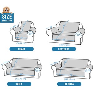 H.VERSAILTEX Waterproof Non-Skid Furniture Cover, French Oak, X-Large