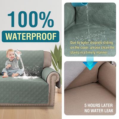 Show full view: H.VERSAILTEX Waterproof Non-Skid Furniture Cover, Lily Pad, Small slide 5 of 9