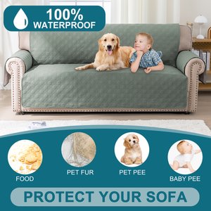 H.VERSAILTEX Waterproof Non-Skid Furniture Cover, Lily Pad, Large