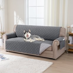 H.VERSAILTEX Waterproof Non-Skid Furniture Cover, Grey, Large