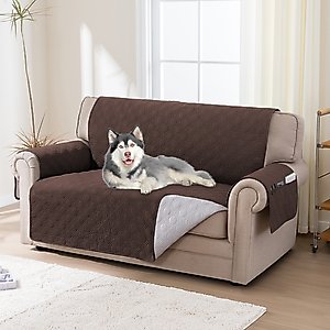 H.VERSAILTEX Waterproof Non-Skid Furniture Cover, Brown, Medium