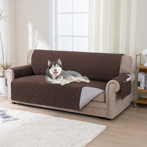 H.VERSAILTEX Waterproof Non-Skid Furniture Cover, Brown, Large