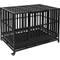 Show in main carousel: RYPetmia Heavy-Duty Industrial Dog Crate, Black, 48-in slide 3 of 10