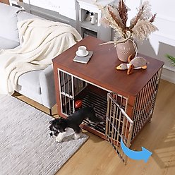 RYPetmia Deluxe Dog Crate, Red, 41-in slide 2 of 9