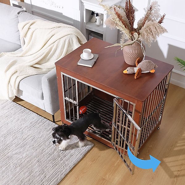 Show full view: RYPetmia Deluxe Dog Crate, Red, 41-in slide 9 of 9