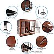 Show in main carousel: RYPetmia Deluxe Dog Crate, Red, 41-in slide 7 of 9